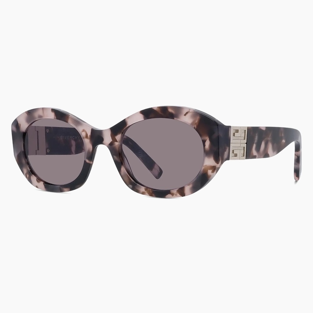Givenchy 4G 52MM Oval Havana Sunglasses